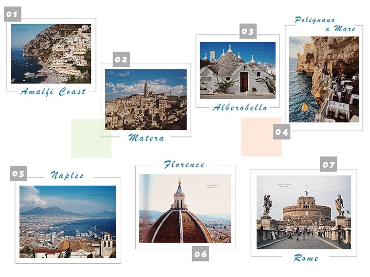【南義大利景點7城鎮】11天完整行程路線