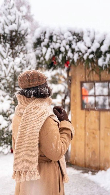 Самое красивое зимнее украшение это конечно же, снег! Он превращает природу, любой город и дом в сказочное и волшебное пространство, погружая нас в... - изображение 3 - снег, дома, telegram