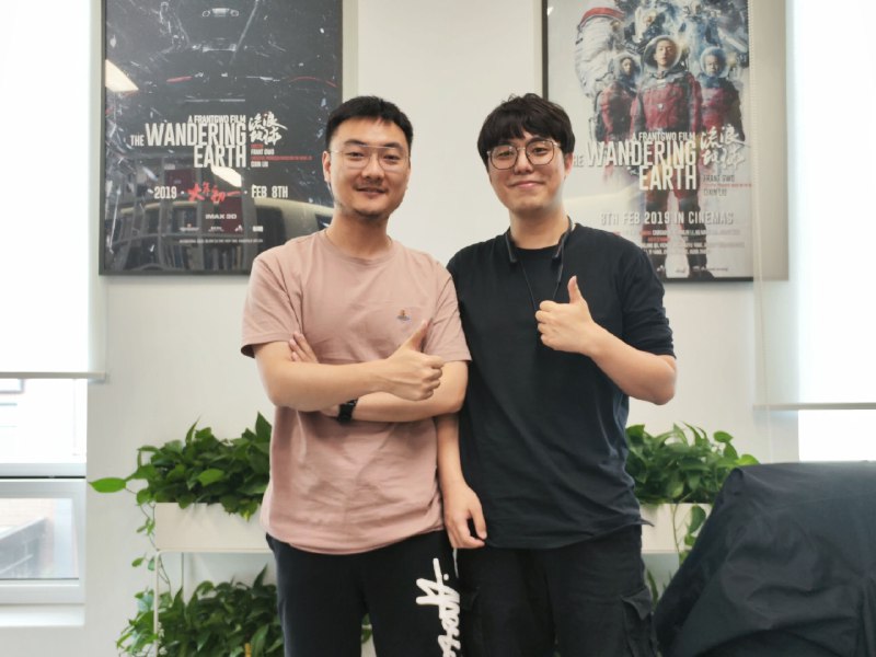 一个月后的今天，终于能跟郭帆导演见面