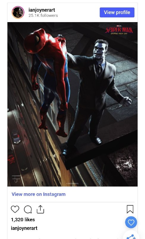 Spidey.Ir: کانسپت آرتی از ظاهر استفاده نشده تومستون در فیلم اسپایدرمن برند نیو دی#News #Tombstone #MCU #SpiderMan4 #Pics@Spidey_Ir