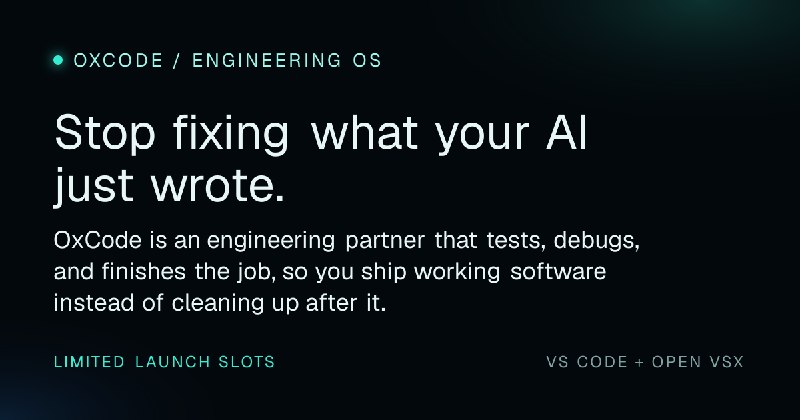 OxCode: Stop fixing what your AI just wrote.