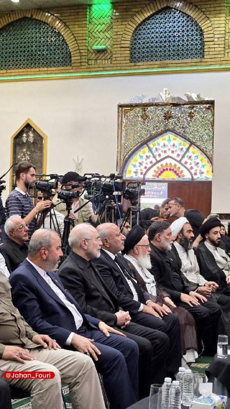 جهان بین‌الملل فوری🌍: حضور قالیباف و هیأت پارلمانی ایران در مراسم بزرگداشت چهلم تدفین «آقای شهید ایران» - کربلا🌍 @Jahan_Fouri