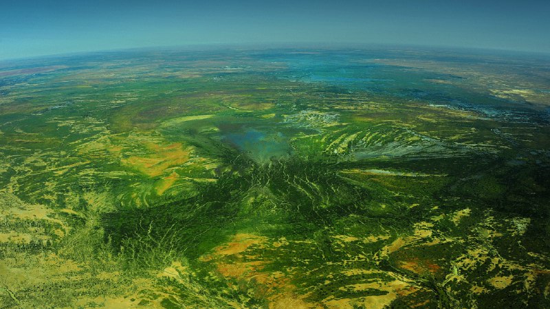 From parched to pastoralChannel Country, Outback Queensland, Australia (© Southern Lightscapes-Australia/Getty Images)
