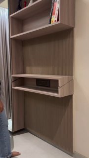 Откидной столик Компактное рабочее место, которое раскладывается за пару секунд и не загромождает комнату. Дизайн и ремонт Please open Telegram to ... - изображение 1 - telegram, view, откидной