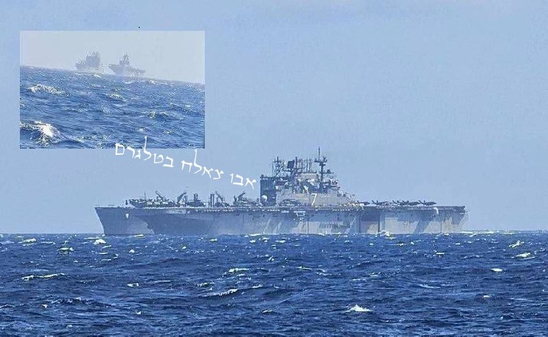 פיקוד הכוחות הימיים של משמרות המהפכה פרסם תמונה של ספינות אמריקאיות וכתב,