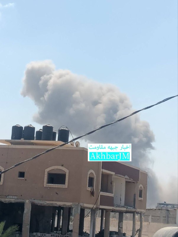 اخبار جبهه مقاومت: 🔴دقايقى پیش، حمله جنگنده رژیم صهیونیستی به مرکز نوار غزه 🇵🇸🏴☠️ @akhbarJM🔴در پى حمله جنگنده رژيم صهيونيستی به اردوگاه نص