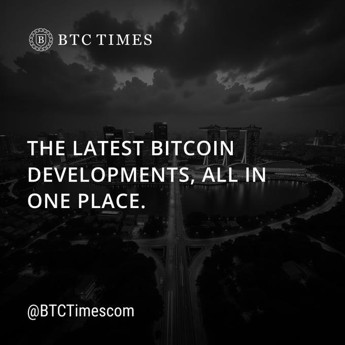 The Crypto Ledger: Stay updated on Bitcoin news — clean, concise, and clutter-free.https://x.com/BTCTimescomThe Crypto Ledger