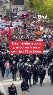 interceptions in France; The concern about police brutality and political expropriation angers the students