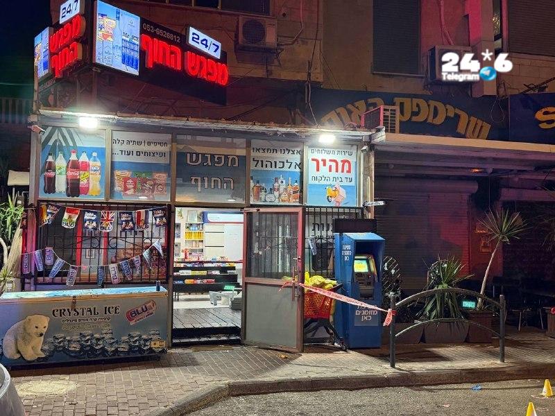 🇮🇱 הקיוסק בחיפה שבו אירע הרצח.