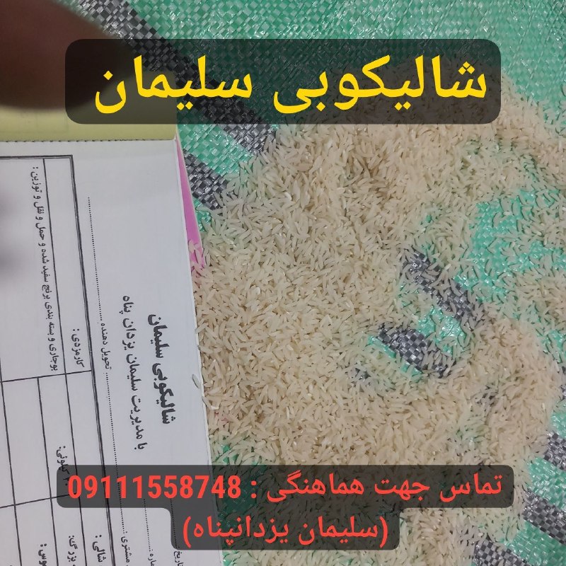 🎙️🎞️ رستمکلانیوز 📺🎬: #اطلاعیهکشاورزان محترم شهر رستمکلا و حومه: شالیکوبی سلیمان واقع در رستمکلا روبروی کارخانه لینتر پاک جهت خشک کردن شالی سر