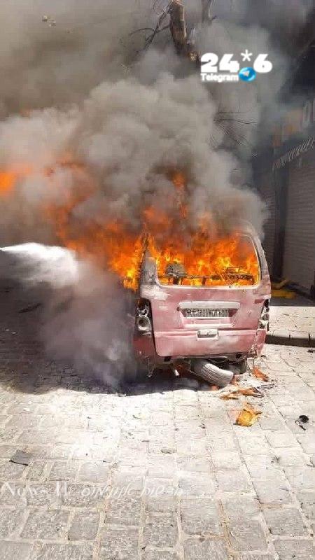 🇮🇱 בסוריה מדווחים על מכונית שהתפוצצה בסמוך למלון שבו שוהה נשיא צרפת מקרון.