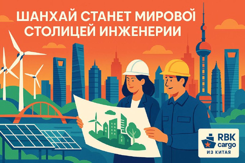 🛠️ Шанхай станет мировой столицей инженерииС 12 по 17 октября в Шанхае пройдут Генеральная ассамблея Всемирной федерации инженерных организаций и Глобальный инженерный конгресс-2025.