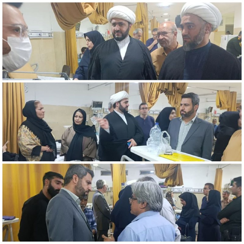 هفته‌ نامه طلوع بم: 🔴 بازدید از پیش تعیین نشده رئیس دادگستری و دادستان بم از بیمارستان پاستور؛ بررسی روند خدمت‌رسانی و پیگیری مطالبات مردم◽️