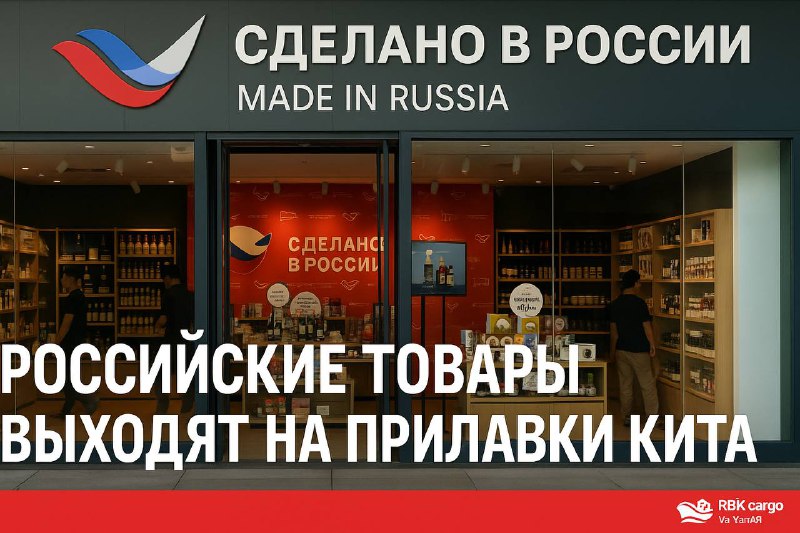 🛍🇷🇺🇨🇳 Российские товары выходят на прилавки КитаяВ Шанхае открылись два магазина под брендом «Сделано в России».