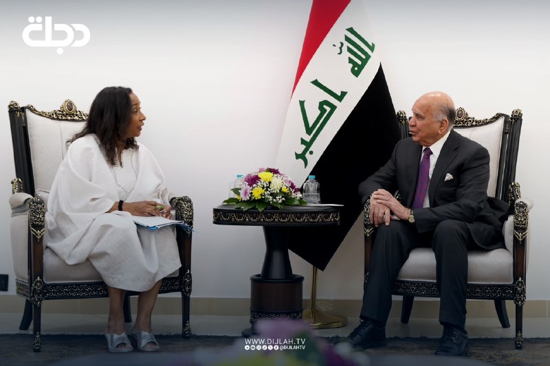 وزير الخارجية والمديرة التنفيذية لمركز التجارة الدولية يبحثان دعم اندماج العراق في منظومة التجارة الدولية