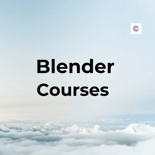 Telegram profile photo for Blender course for free