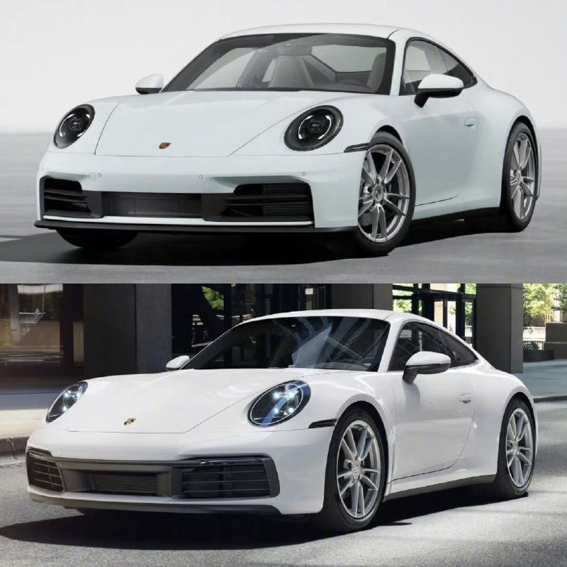 Обновленный Porsche 911 (До/После) 5