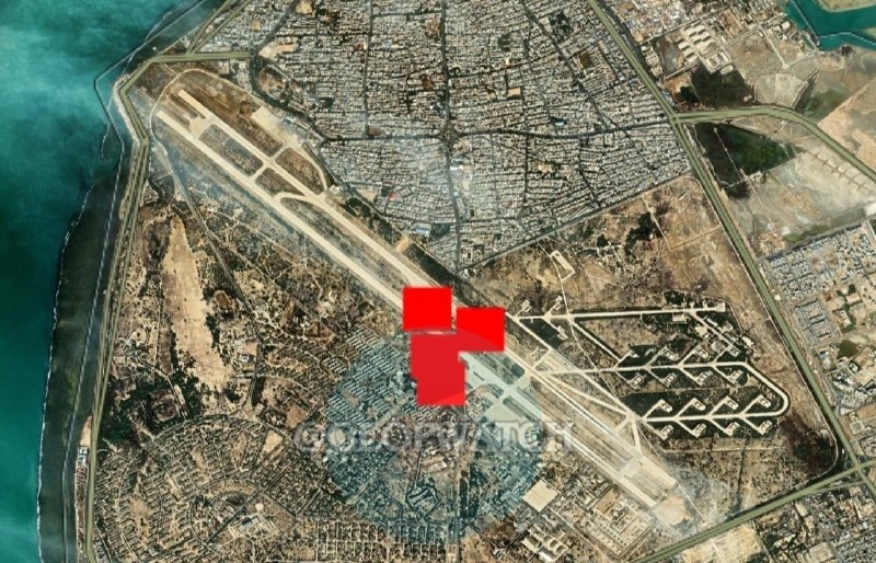 נאס"א מציגה: שריפה בבסיס חיל האוויר בבושהר