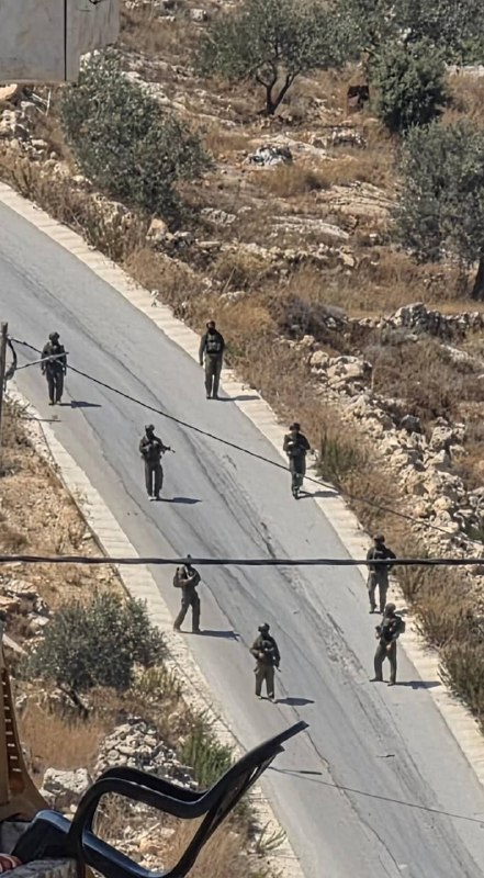 כוחות הכיבוש מסתערים על האזור המערבי של העיירה בית פוריק, מזרחית לשכם