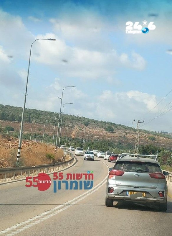 🇮🇱 כביש נחל קנה: עומס כבד מצומת יקיר הקטן ועד צומת גיתי אבישר.