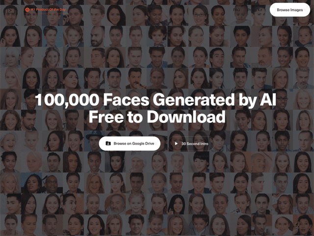 100,000 Faces 由人工智慧產生「不存在的臉孔」圖庫，適用於商業用途 - 免費資源網路社群