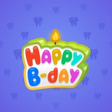 B-Day Candle #166