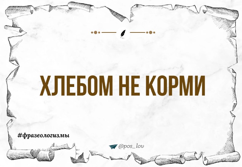 don't feed me bread