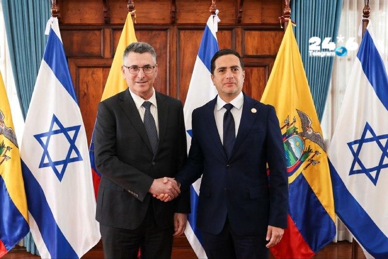 🇮🇱 ביקור ראשון של שר ישראלי באקוודור - מזה 44 שנים: שר החוץ גדעון סער חתם על מזכרי הבנות לשיתוף פעולה במא…
