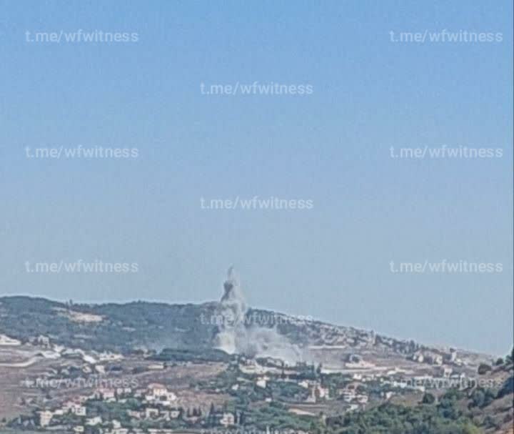 ️🇱🇧🇮🇱 שלוש תקיפות אוויריות ישראליות כוונו לנבטי אל-פאוקה בדרום לבנון.