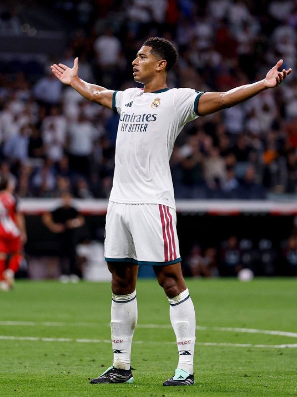RealMadridCFNews | رئال مادرید سی اف نیوز: 💢انگلیسی اوور رِیتد در فصل ۲۰۲۶/۲۷:• ۶ بازی• ۳ بار بهترین بازیکن زمین 🏆• ۳ گل ⚽️• ۳ پاس‌گل 🎯🆔 @RealMadridCFNews