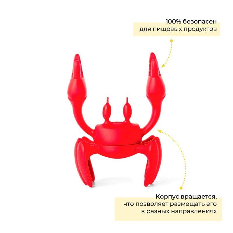 А у вас есть краб на кухне? У меня теперь есть держатель для ложек от моего любимого бренда Ototo. Цепляется за кастрюлю, ложка всегда под рукой, с... - изображение 2 - есть, telegram, view
