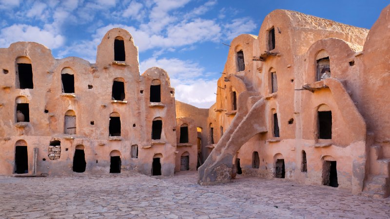 Sci‑Fi, Earth‑madeKsar Ouled Soltane, Tataouine district in southern Tunisia (© Dark_Eni/Getty Images Plus)