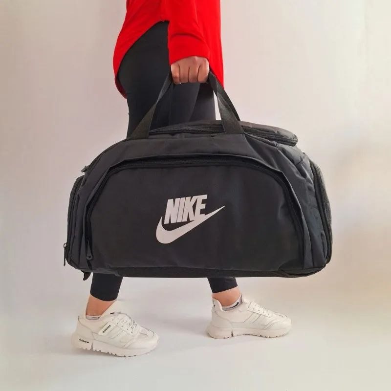 Zicollection (💪SPORT💪): ساک ورزشی دو کاره Nike مدل T90 🛍️جنس : برزنت وارداتی ✨دارای آستر وارداتی ✨جاکفشی دار📦🩰قابلیت کوله شوندگی 🎒زیر راشل دوختی