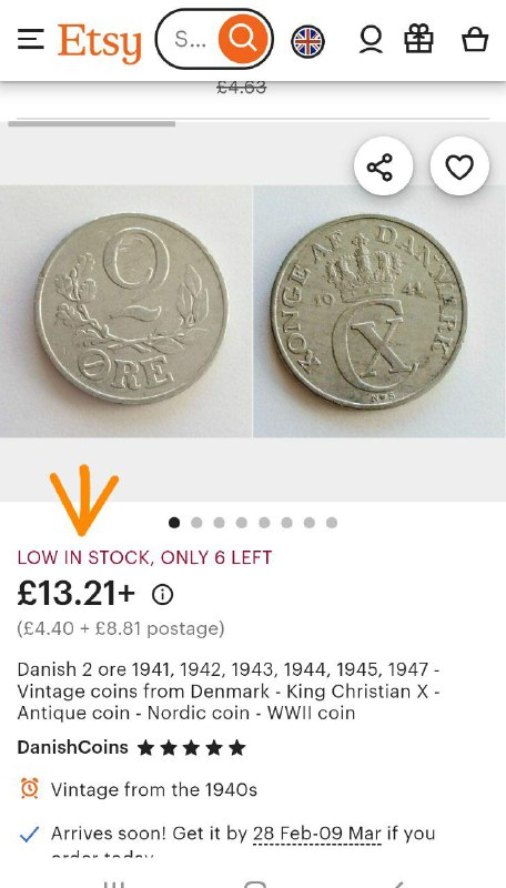 شهرسکه: فروش در این سایت بیش از 13 پوند