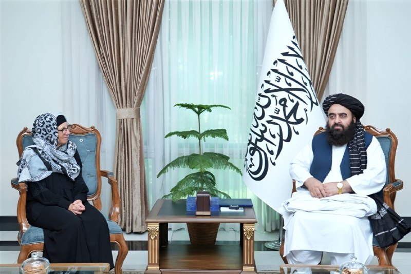 آژانس خبری هیواد: طالبان: افغانستان وارد مرحله جدید توسعه و رشد اقتصادی شده استامیرخان متقی، وزیر خارجه حکومت طالبان در دیدار با «یاسمین پ