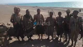 The heroes of Yemen's armed forces deliver an important message on the occasion of the al-Aqsa flood anniversary from the Bab al-Mandab front.
