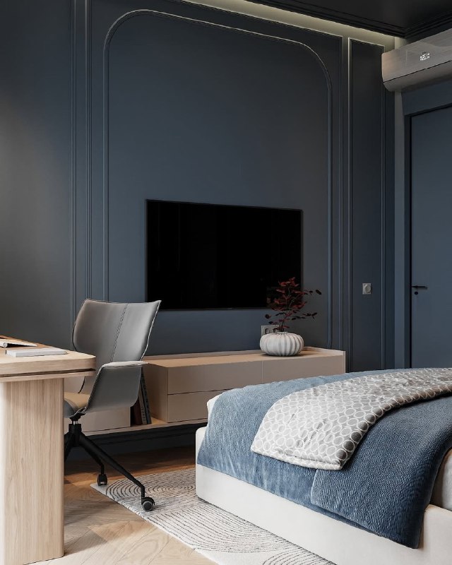 Спальня в темном цвете МЫ В МАХ подписаться | Дизайн интерьера| Ремонт - изображение 5 - спальня, темном, цвете