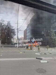 More footage of the aftermath after Russian terrorists attacked an office center in Kiev.
