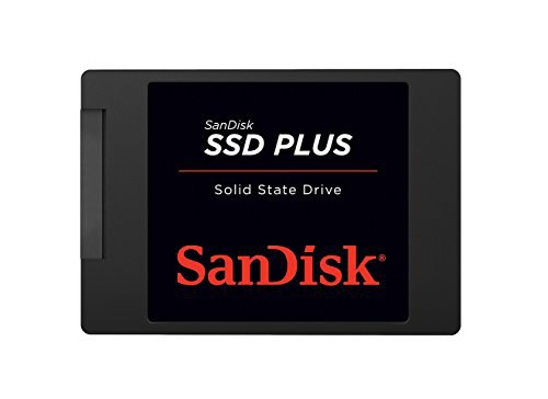 SANDISK Unidade de estado sólido interna SSD Plus de 1 TB SATA III 6 Gb/s, 7 mm, velocidades de leitura/gravação de até 545 MB/s / 515 MB/s SDSSDA-1T0
