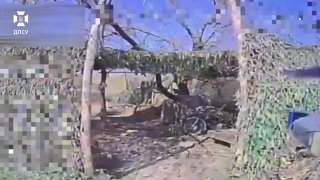 Ukrainian border guards struck Russian positions in the south, destroying two motorcycles, a D-30 howitzer, an electronic warfare system, a video camera and a shelter. A dugout and another Russian position were also hit.