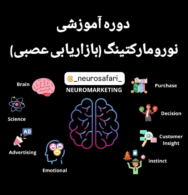 brainbee: 🧠 دوره آموزشی نورومارکتینگ | بازاریابی عصبی (دوره ۱۵)🔰 مدرس: دکتر میر شهرام صفری🔰 شروع کلاسها: ۳ شهریور ۱۴۰۵🔰 آخرین مهلت