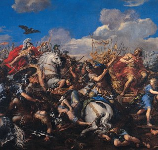 Detail: Battle of Alexander versus Darius (c. 1650), by Pietro da CortonaThe Art Vault