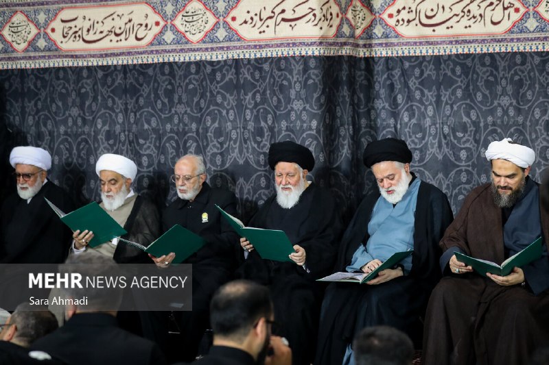 خبرگزاری مهر: 📸 بزرگداشت چهلم «آقای شهید ایران» در مشهد -۲🔺 مراسم بزرگداشت چهلمین روز تشییع و تدفین پیکر رهبر شهید انقلاب اسلامی، با ح