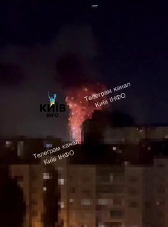 ️🇺🇦🇷🇺 צילומים מקייב בעקבות השפעות בליסטיות רוסיות.