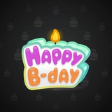 B-Day Candle #95