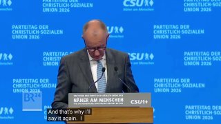German Chancellor Merz: