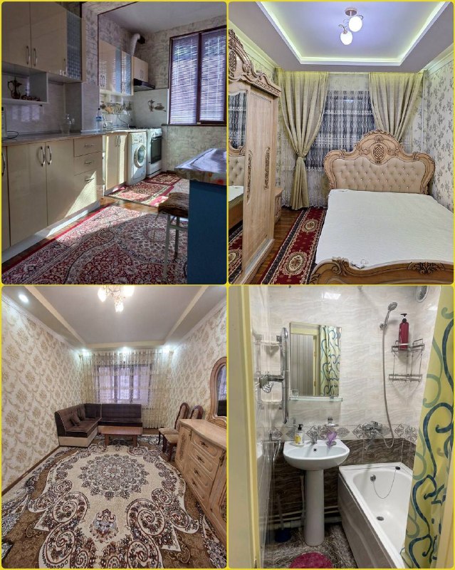 •Аренда:- Юнусабад, Мега Планет.- 2 комнатная, 4 этаж, 5 этажный дом, хороший ремонт, мебель и техника, интернет, цена: 550$------------------------------------✏️ Telegram 👉 @dom_vsem_uz-------------