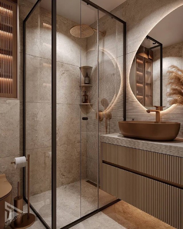 Эффектный интерьер небольшой ванной комнаты. Площадь - 4 кв.м - изображение 6 - эффектный, интерьер, небольшой