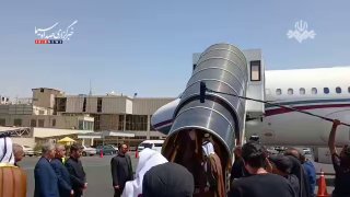 יו"ר הפרלמנט הקטארי הגיע לטהרן; התקבל על ידי סגן יו"ר האספה המייעצת האסלאמית