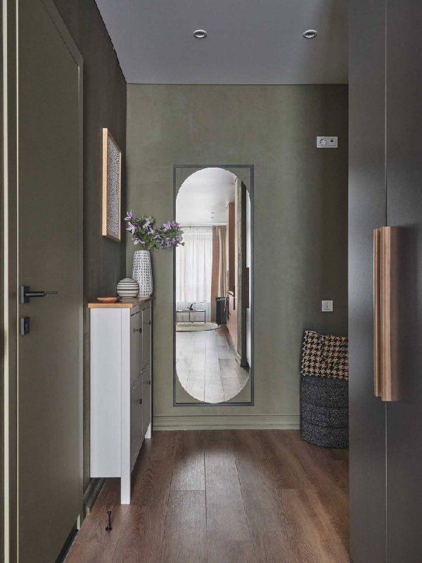 Интерьер квартиры с базовой отделкой от застройщика 42 кв.м. Автор Анна Данилова фото Наталья Вершинина - изображение 2 - интерьер, квартиры, базовой